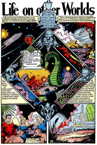 Illustration for article titled The planets of the Solar System, according to crazed pulp comics of the 1940s